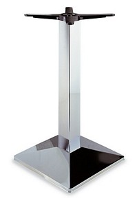 Table base available in chrome or black