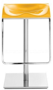 Chrome stool available in various colours