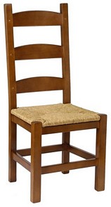 Rustic chair in choice of wood polish