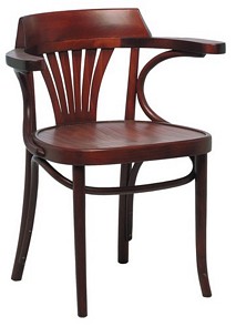 Wood chair in choice of wood polish