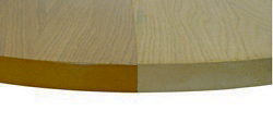 Two tone wood veneer table top, 18mm or 25mm thickness, sizes to your specification